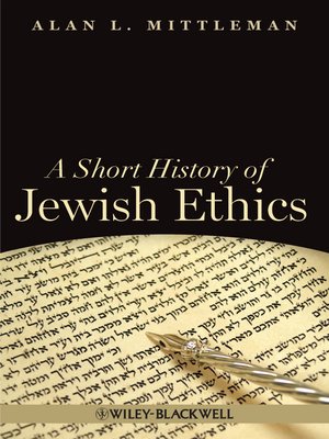 cover image of A Short History of Jewish Ethics